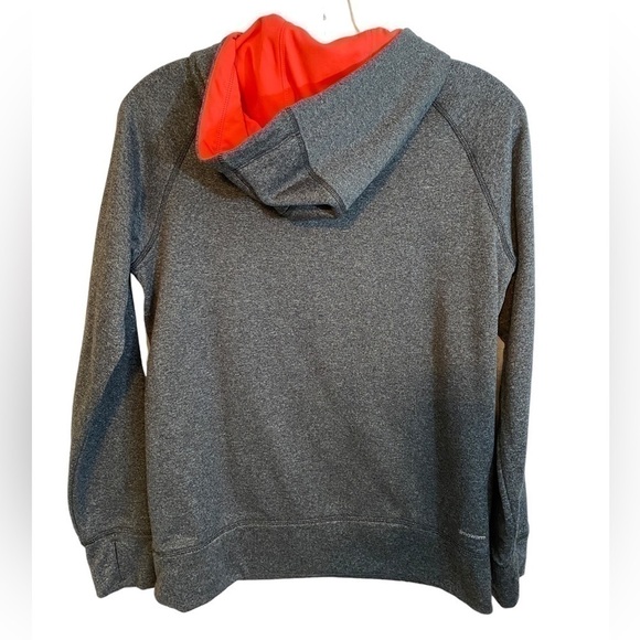 Adidas Climawarm Ultimate Hoodie Medium Heathered Gray Ladies  Sm - Picture 2 of 11